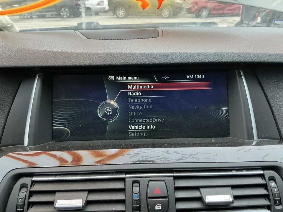 Middle Rear Seat Belt Gray Second Row Fits 2014 BMW 535i 809127 - Image 4 of 4