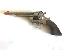 WORKING Gonher No 122 Western Revolver 12 Shot Diecast Toy Cap Gun