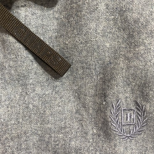 Chaps Ralph Lauren Men’s Med Wool Jacket Zip Up Grey Lined Bomber Coat 48" Chst - Picture 8 of 9