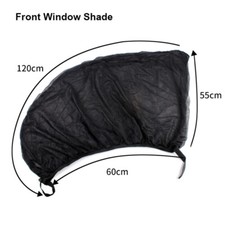 2X Window UV Protector Shade Universal Car Sun Mesh Blind Rear For Baby Kids