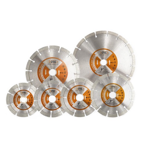 Diamond Cutting Disc Dry Cutting for Concrete Granite Marble 4-7 inch Saw Blade - Picture 2 of 16
