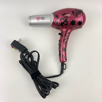 Chi Pro Low Emf Hair Dryer Pink Hair Straightener Chi Pro Low Emf