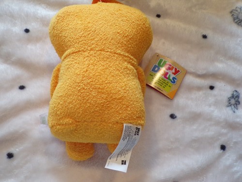 NUEVO CON ETIQUETAS UGLYDOLL Abrazos y Hebras del Corazón Cabeza de Cuña Peluche Muñeca Fea B734 - Imagen 2 de 2