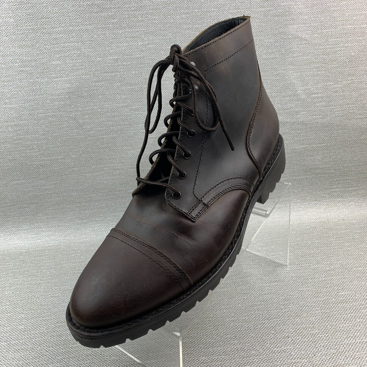Thursday Boot Company Captain StormKing Tobacco Leather Lace-Up