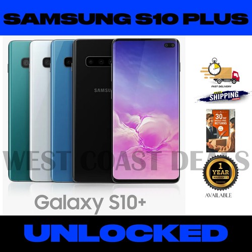 New Samsung Galaxy S10+ Plus G975U 128GB Unlocked T-Mobile AT&T Verizon - Picture 1 of 30