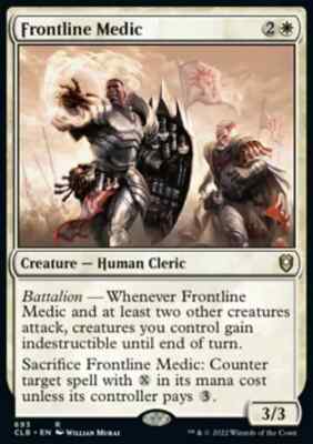 MTG Frontline Medic (693/1023) Commander Legends Battle for Baldur's Gate LP