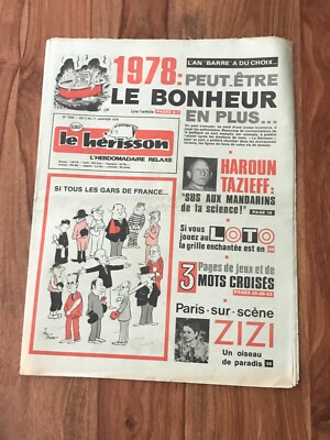 Journal le hérisson No. 1655 FROM 5 TO 11 JANUARY 1978