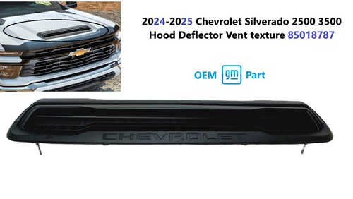 2024-2025 Chevrolet Silverado 2500 3500 Hood Deflector Vent texture 85018787