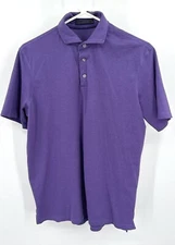 Greyson Golf Polo Shirt Purple Stretch Casual Mens M