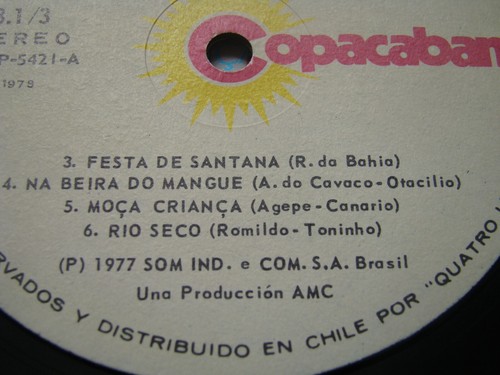 PAULO FREIRE ORGAO + PERCUSSAO = SAMBA 1978 CHILEAN PRESS SAMBA BOSSA ORGAN FUZZ - Picture 7 of 9