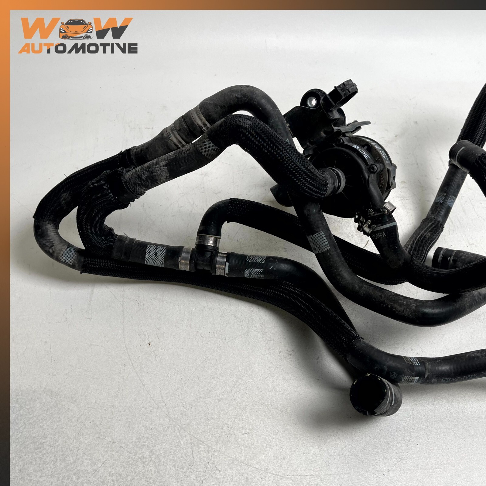 14-17 MASERATI GHIBLI 3.0L ELECTRIC AUXILIARY COOLANT WATER PUMP W/ HOSE OEM
