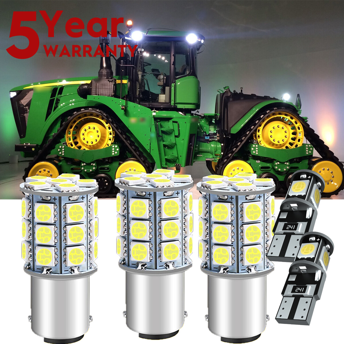 For Ford LGT Case Ingersoll John Deere Cub Cadet 2Pcs LED 1156 - Foto 10