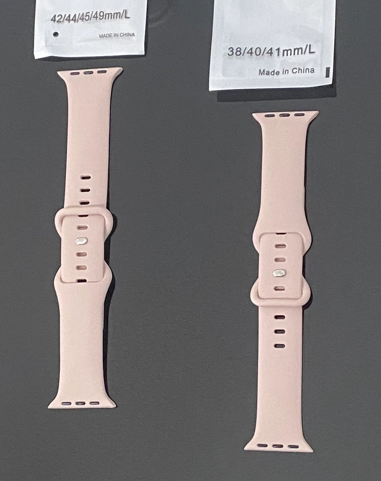 For Apple Watch SILICONE/ METAL Band Strap 1/2/3/4/5/6/7/SE 38/40/41/42/44/45mm - Image 2 of 4