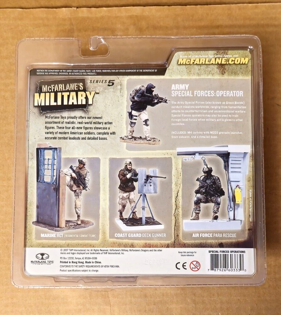 Mcfarlane Military Series 5 Army Special Forces Operator Variant