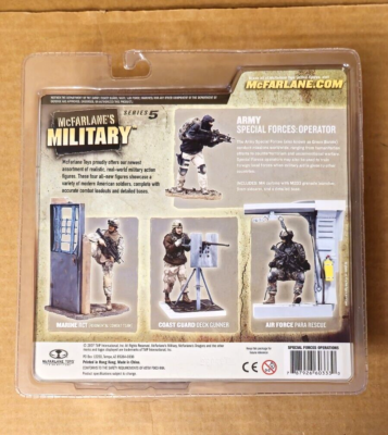 McFarlane 7 Inch Action Figure Military Series 5 Toy Army Special
