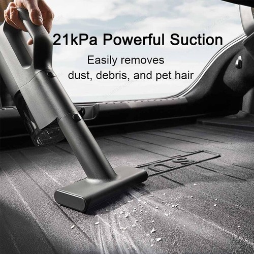 XIAOMI Car Home Vacuum Cleaner Handheld Wireless Rechargeable Portable 21000Pa - Picture 3 of 9