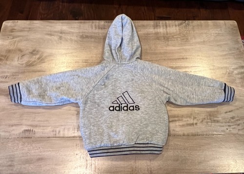 Vintage ADIDAS Reversible Hooded Winter Jacket Coat, Youth Boys Size 4 - Picture 17 of 17