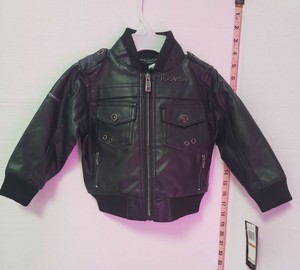 boys pleather jacket