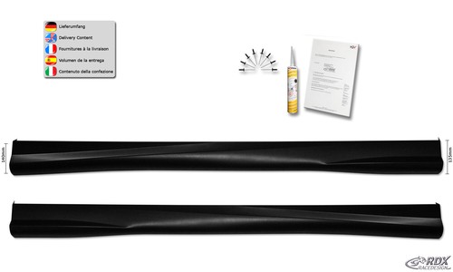 RDX Seitenschweller für AUDI A3 8P 2/3-türer Schweller "Turbo" Set Spoiler - Picture 3 of 3