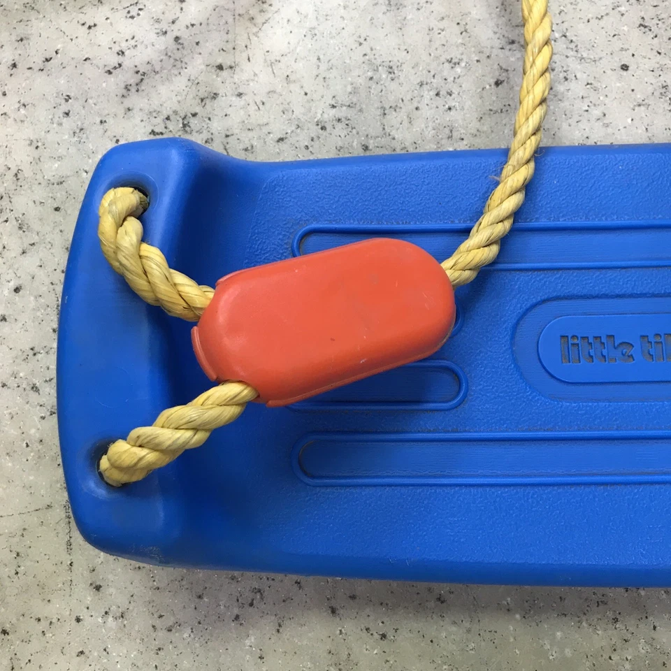 Asiento oscilante Little Tikes vintage años 90 4109 plástico Ohio colorido juguete diversión al aire libre Foto 3 de 4