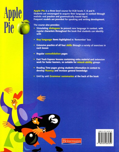 Heinemann APPLE PIE Student's Book with Workbook included EGB7 @USED@ - Bild 2 von 2