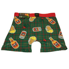 The SimpsonS Holiday Duff Beer Performance Boxer Briefs Men's Size M 32-34 NIB