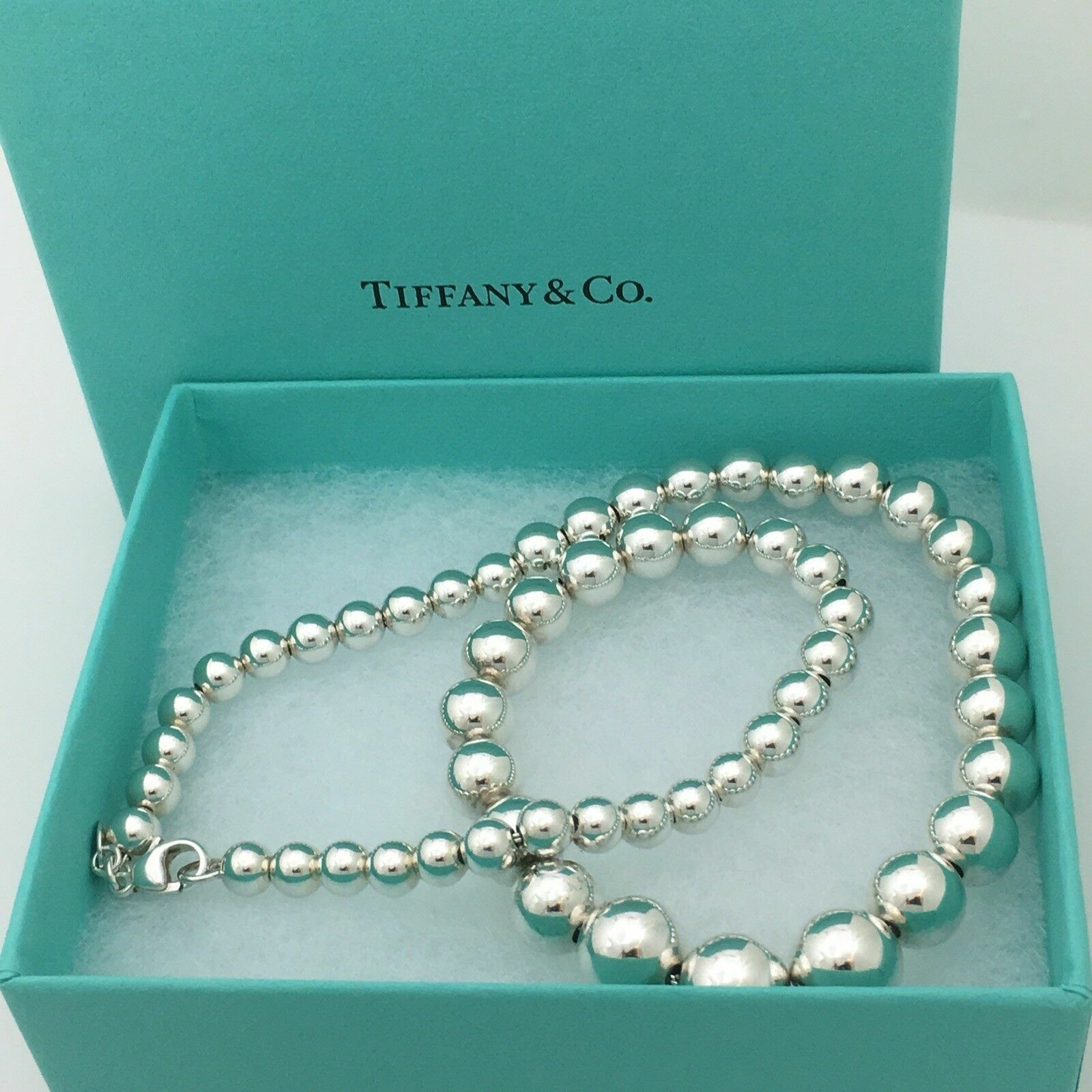 tiffany and co graduated bead necklace