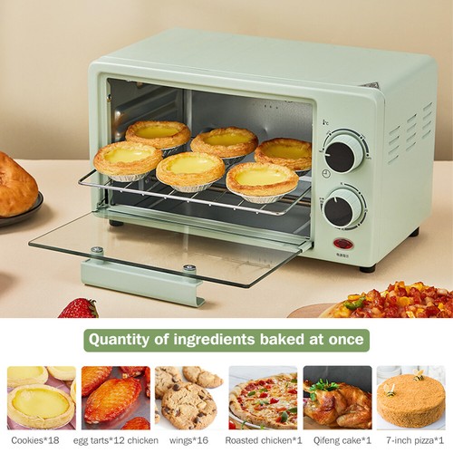 12L Electric Oven Bake Benchtop Rotisserie Grill Mini Table Oven 600W - Picture 2 of 12
