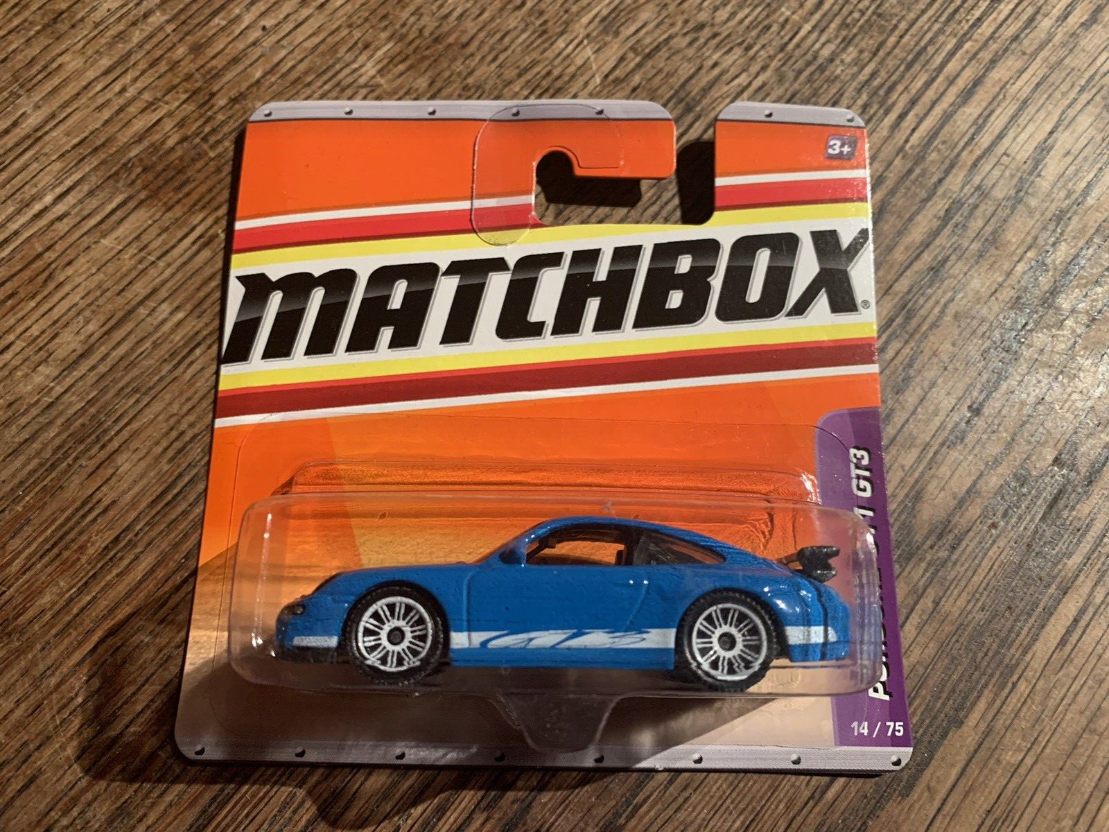 Matchbox Porsche 911 GT3 blau weiß selten Rarität 1475 2009 NEU OVP