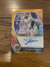 2021-22 Prizm Draft Picks Jordan Schakel Orange Pulsar Prizm Auto RC # /49