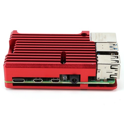 Aluminum Case Metal Shell Enclosure Housing + Tools for Raspberry Pi 4 Model B - Afbeelding 23 van 27
