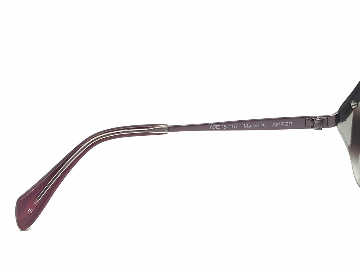 OLIVER PEOPLES 65[]15-115 MARBELLA BLACK/CHROME SUNGLASSES VIOLET GRADIENT LENS Oliver Peoples Purple Sunglasses for Women | eBay main image 4