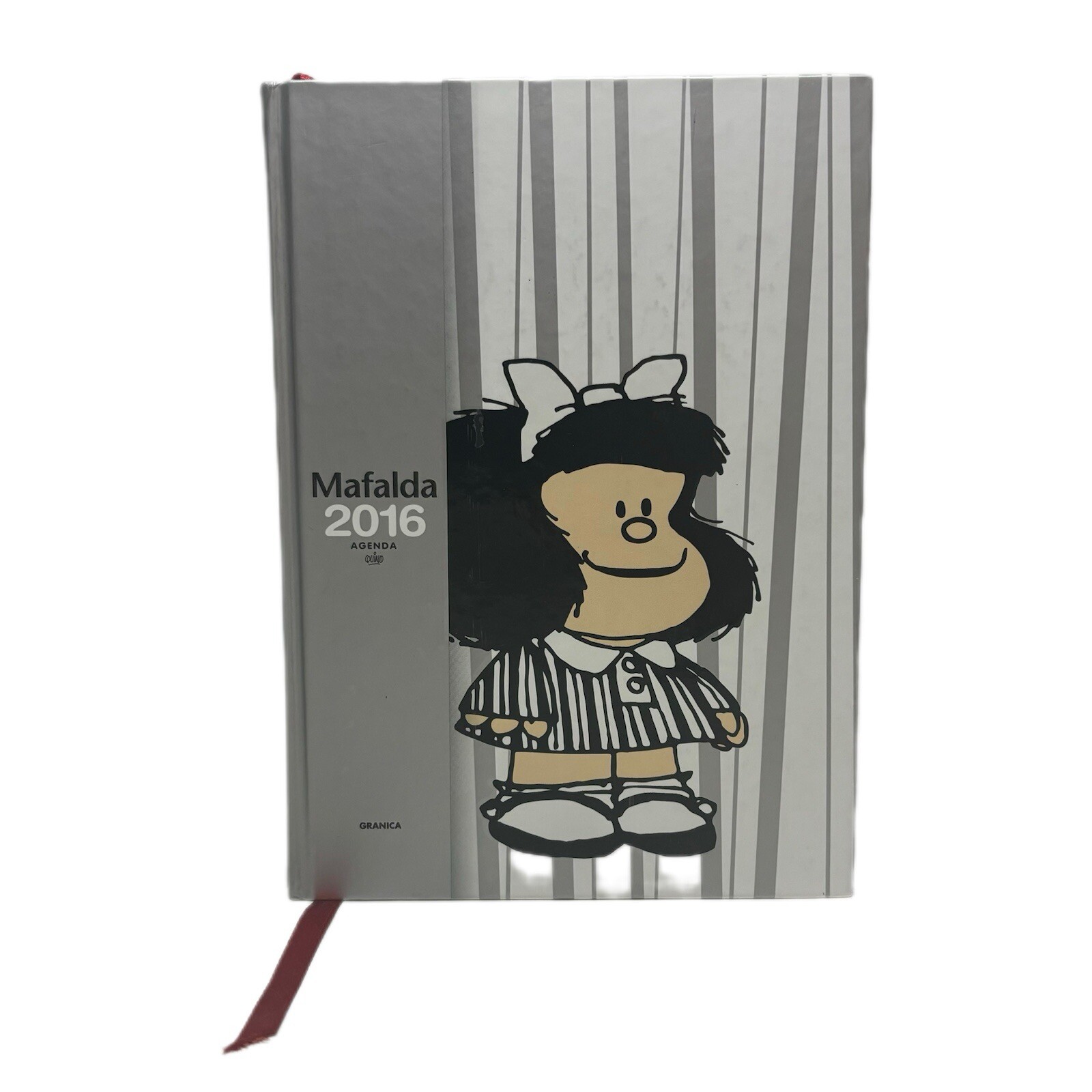 Agenda Mafalda 2016 de Ediciones Granica | Impreso en Chile | *Usado LEER*