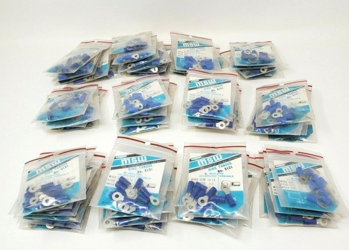 Lot of 50+ pkgs MSW Insulated Ring Tongue Solder-less Terminals NIP No. 5121