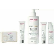 Topicrem MELA PACK Lightening Milk, Day and Night Cream, Concentrate, and Bar