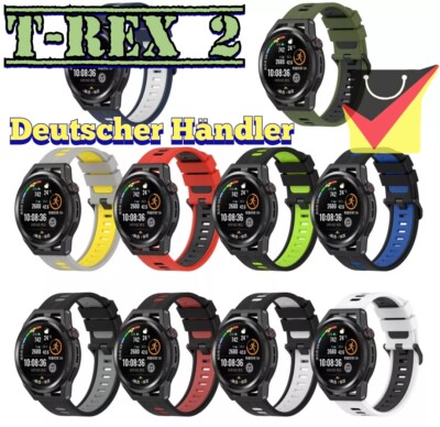 Silikon Sport Armband für Amazfit T-Rex 2 , Uhrenarmband, Ersatzarmband strap