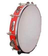 Fibre Dafli Tambourine 10 inch Hand Percussion Musical Instrument FREE SHIPPING
