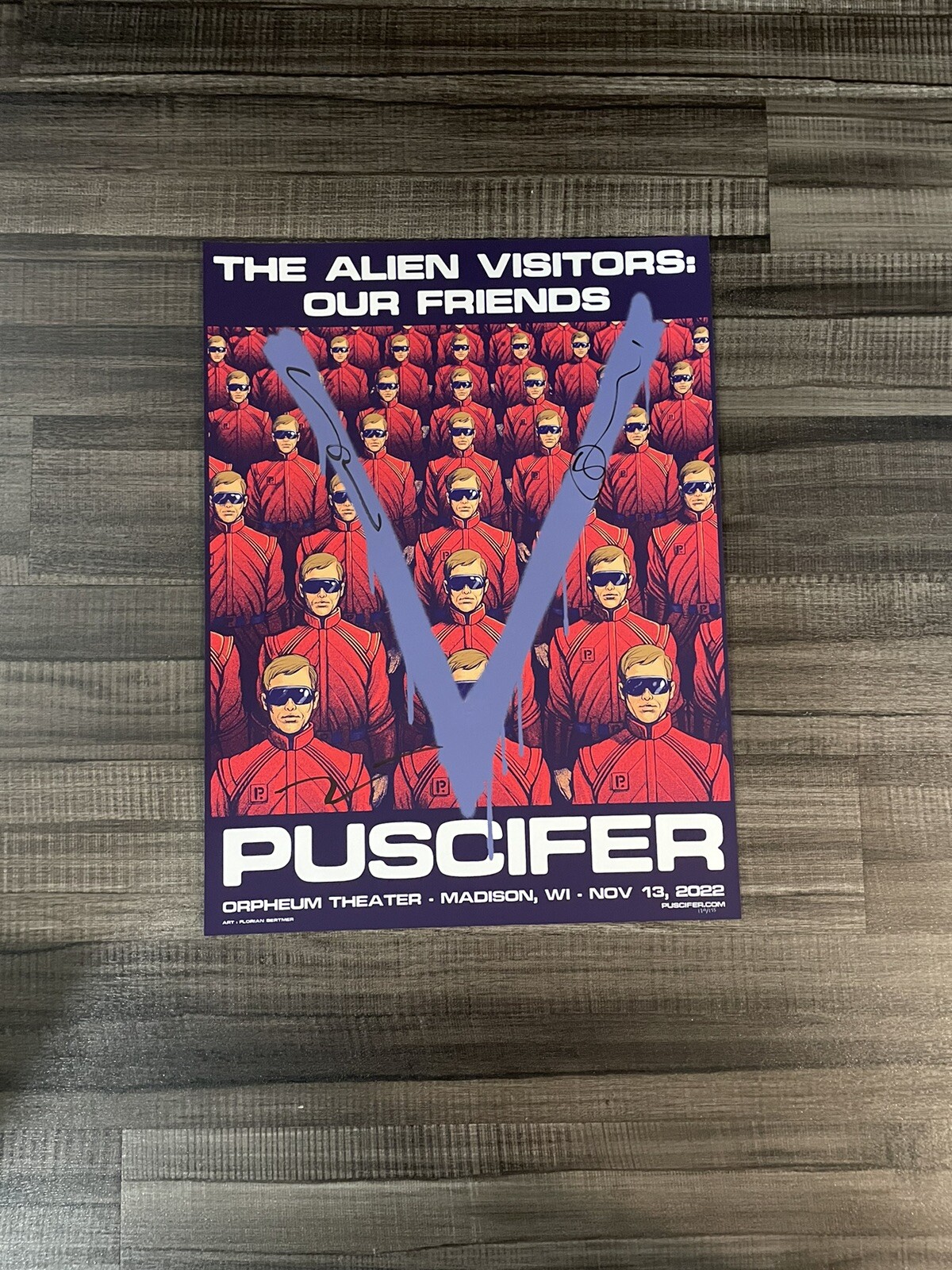 SIGNED Puscifer Tour Poster Misprint EBay signed-puscifer-tour-poster-misprint-ebay