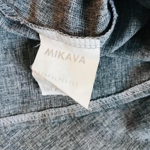 Mikava Chemise Blouse Femme 2 Gris Chemise Classique Manches Longues Boutonnée - Imagen 7 de 7