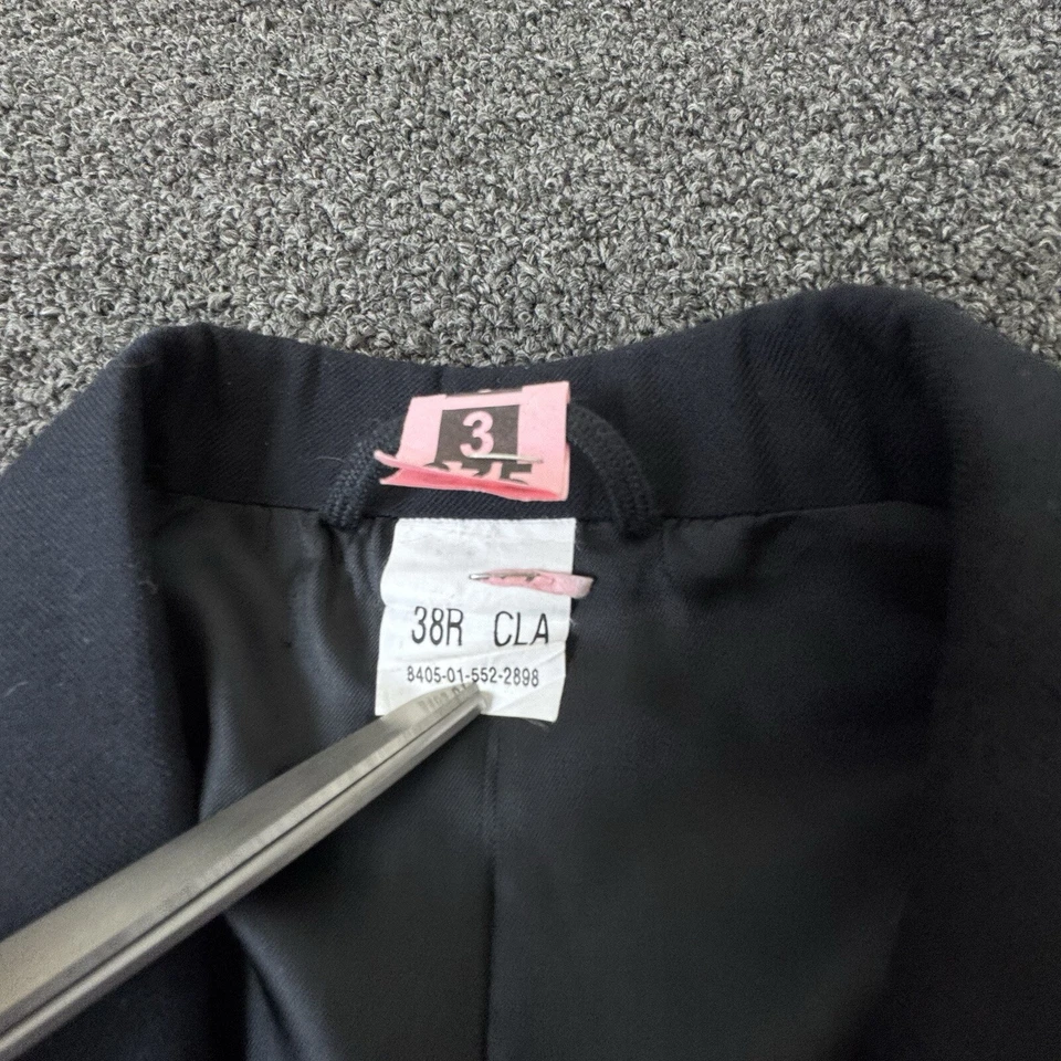 Chaqueta del Ejército de los Estados Unidos para Hombres 38R Negra Militar Aerotransportada Uniforme de Colección Abrigo de Vestido de Lana Foto 4 de 4