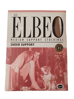 Elbeo stockings support sheer size small colour Spice medium support 