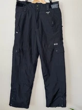 OCEAN EARTH Small Ski Snow Boarding Cargo Pants Mens Fleece Lined OE Pro Series