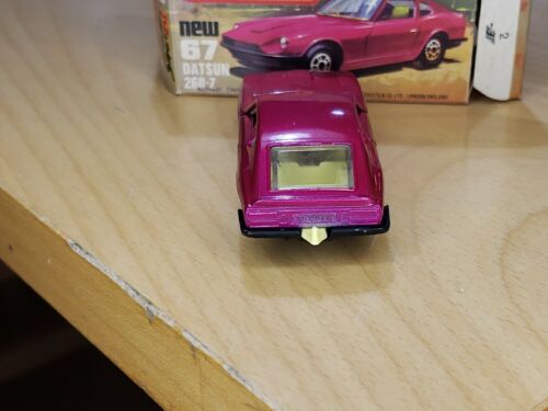 Matchbox Lesney Superfast #67 Datsun 260Z W/Original Box. Very Nice Piece. - Picture 8 of 20