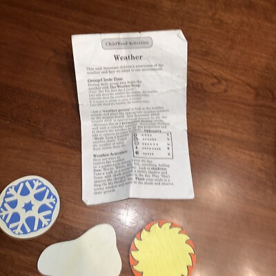 ChildWood Learning Units Magnets, Weather, classroom, Homeschool