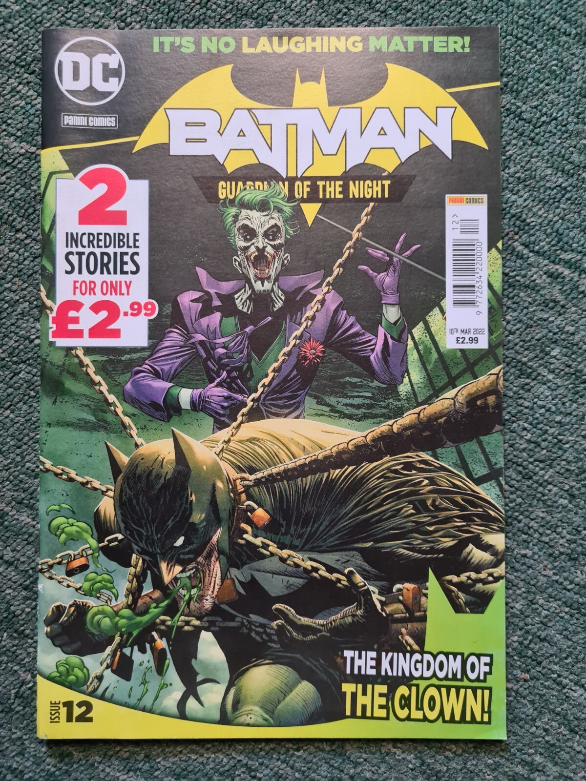 Batman Guardian of the Night Issue 12 Mar 2022 Panini Comic Excellent condition