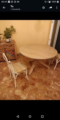 tavolo tondo Lotus di Kave Home, usato pochissimo, ottime