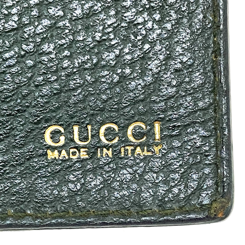 Auth GUCCI Agenda Dark green Leather Planner Organizer Diary Note Book Cover - Picture 5 of 10