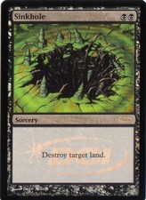 1x Sinkhole Foil DCI Judge Promo NM-Mint English Unique /& Misc Promos MTG Mag