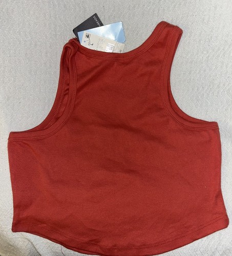 Snoopy Crop Top USA Tank Top Shirt - New With Tags (MSRP $14.99) Size Large - Picture 2 of 4