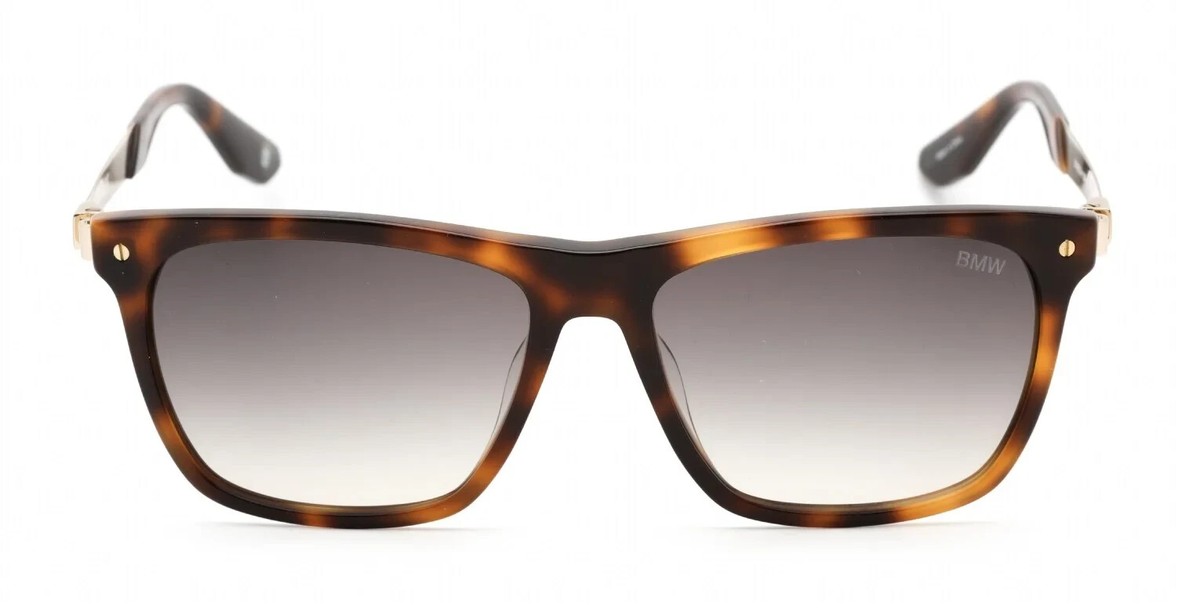 BMW BW0002-H 53B Tortoise Square Plastic Sunglasses Frame 55  display picture 3